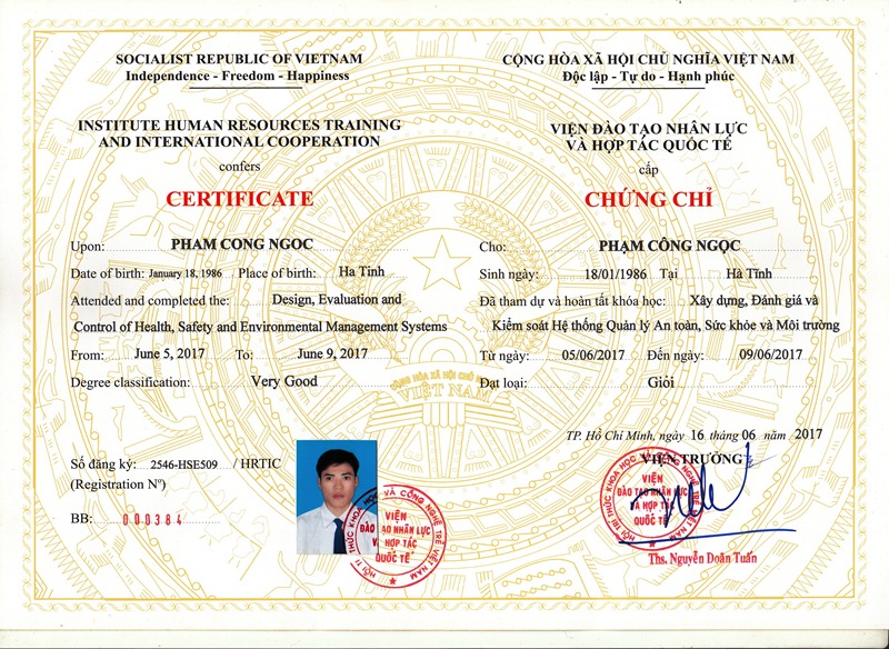 NĂNG LỰC Xay Dung Danh Gia Kiem Soat HSE